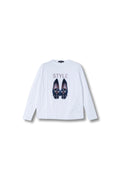 【25AW商品-25848001】エレガントシューズロングスリーブTシャツ