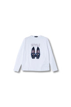 【25AW商品-25848001】エレガントシューズロングスリーブTシャツ