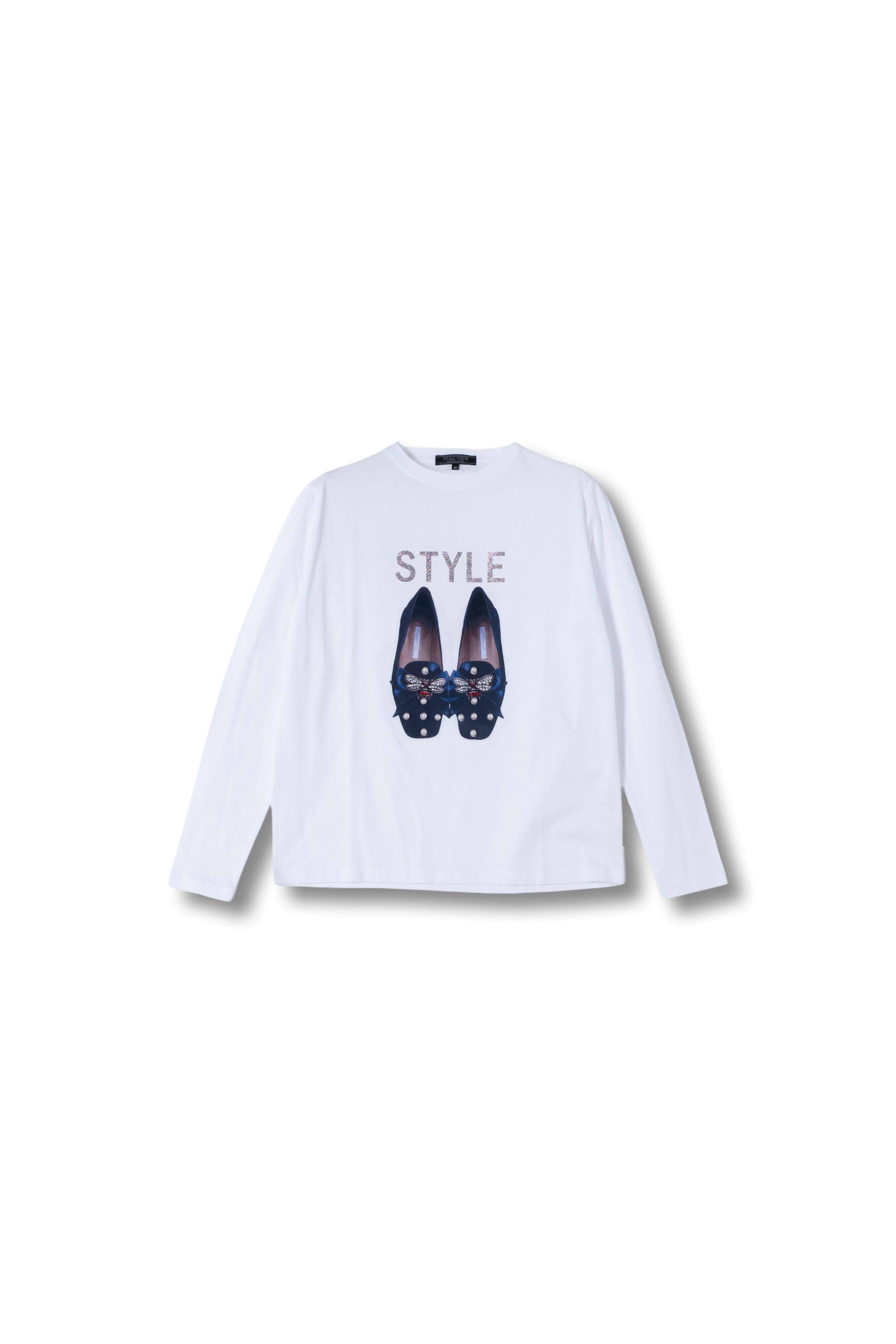 【25AW商品-25848001】エレガントシューズロングスリーブTシャツ