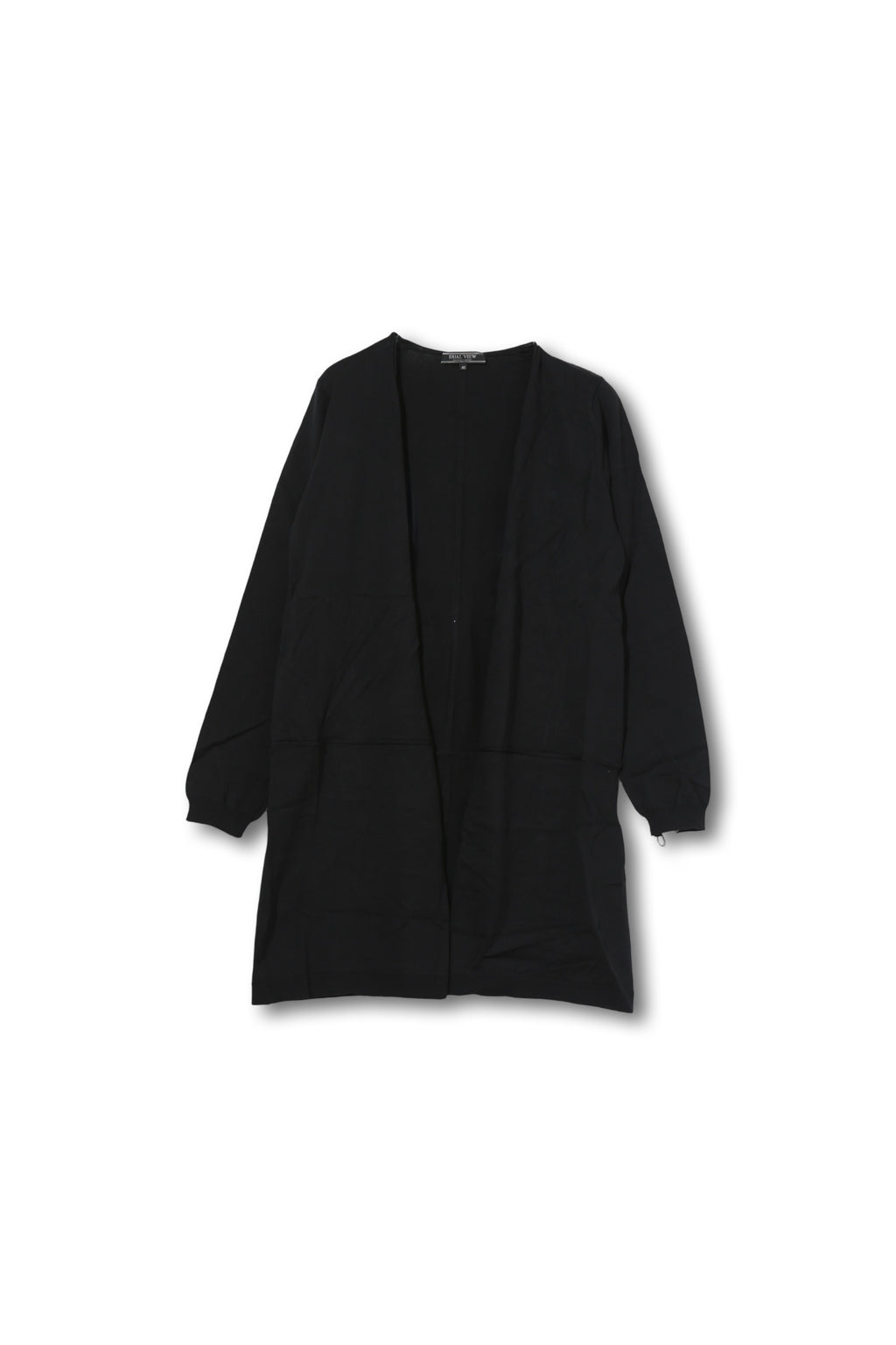 【24318014】綿シルク切替トッパーカーディガン