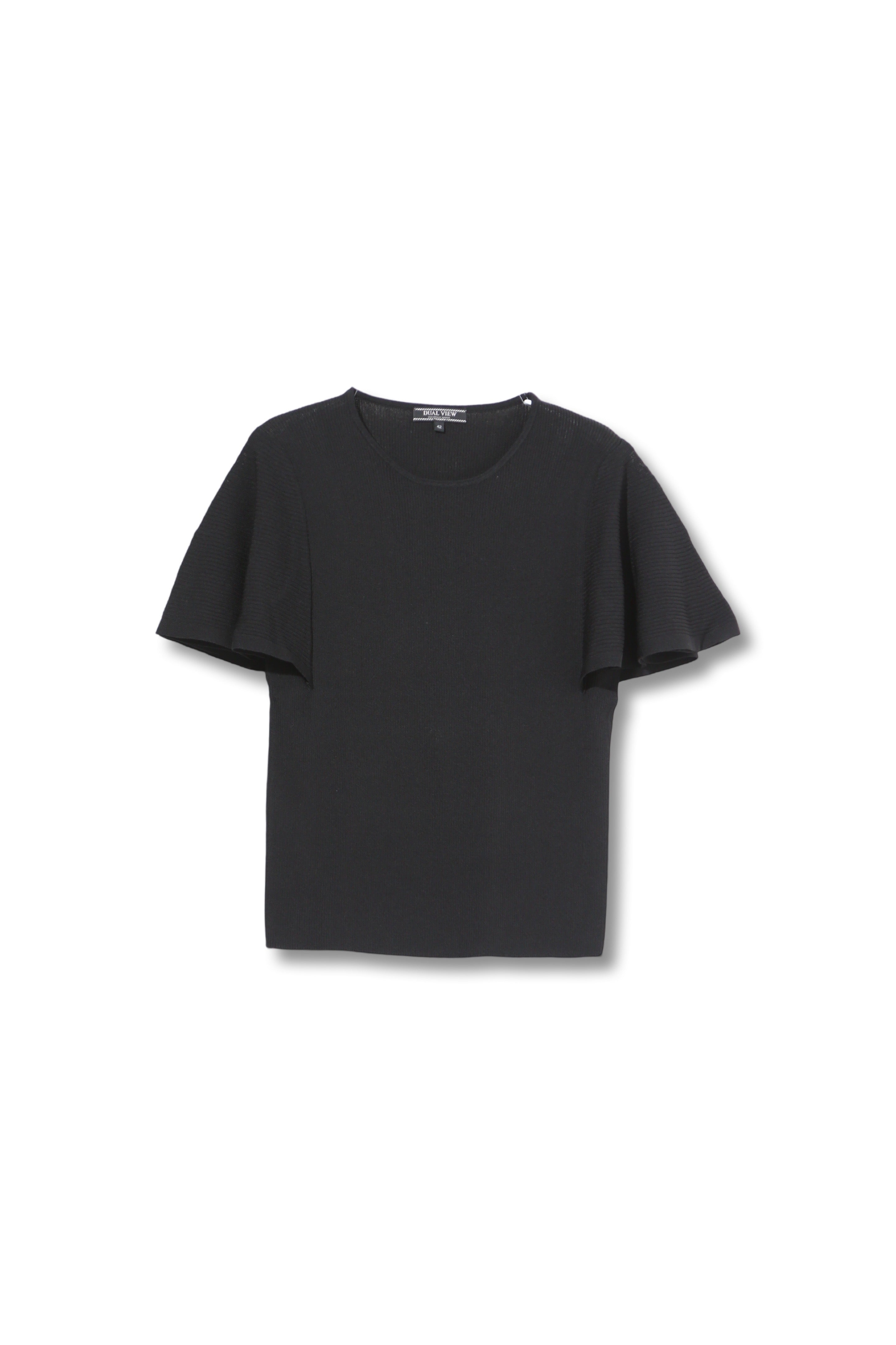 【24318008】フレアーハーフスリーブプルオーバー