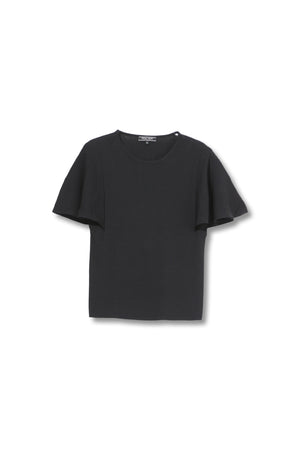 【24SS商品-24318008】フレアーハーフスリーブプルオーバー
