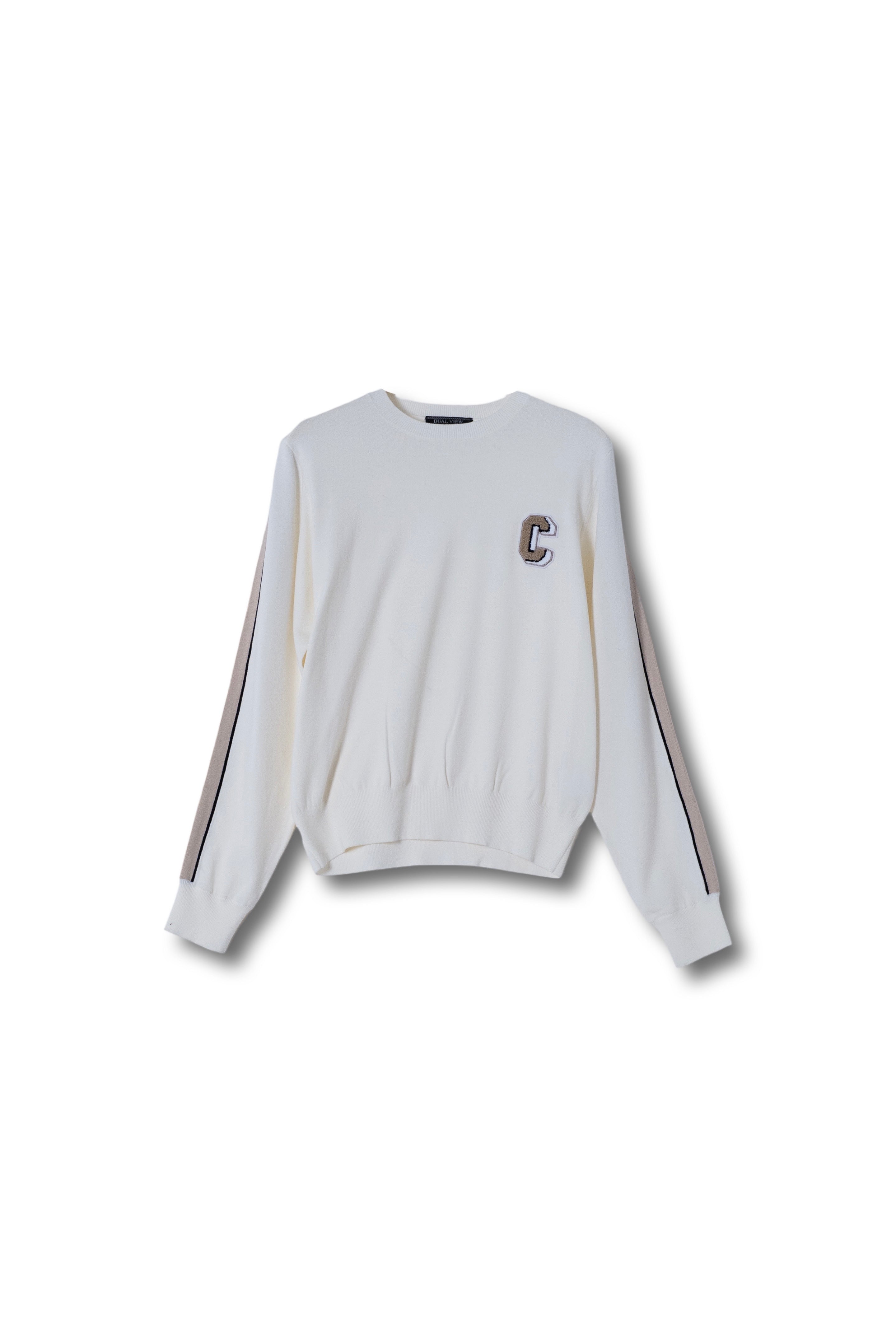 【25AW商品-25348055】ライン入りスリーブプルオーバー