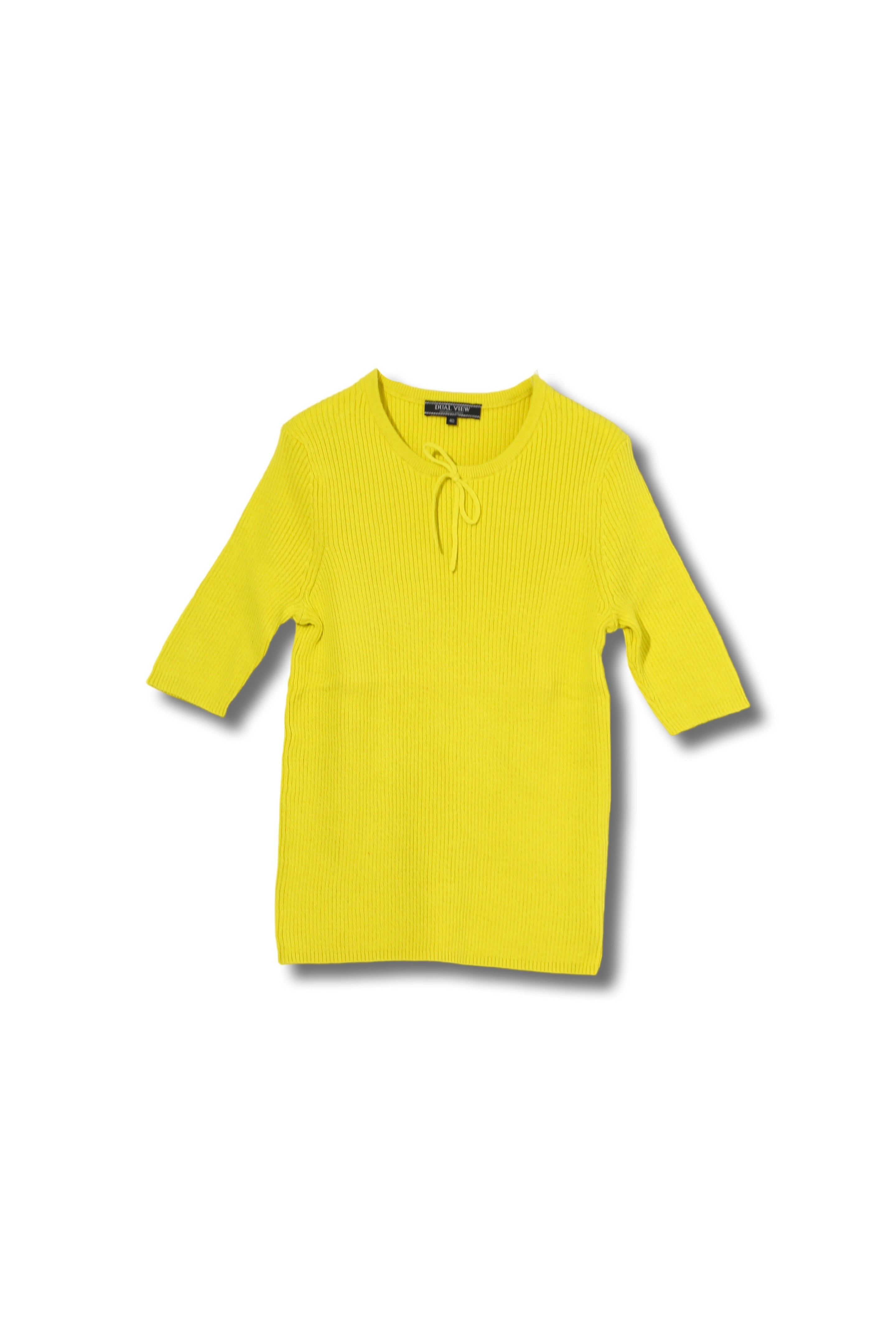 【24318006】リブクルーネックプルオーバー