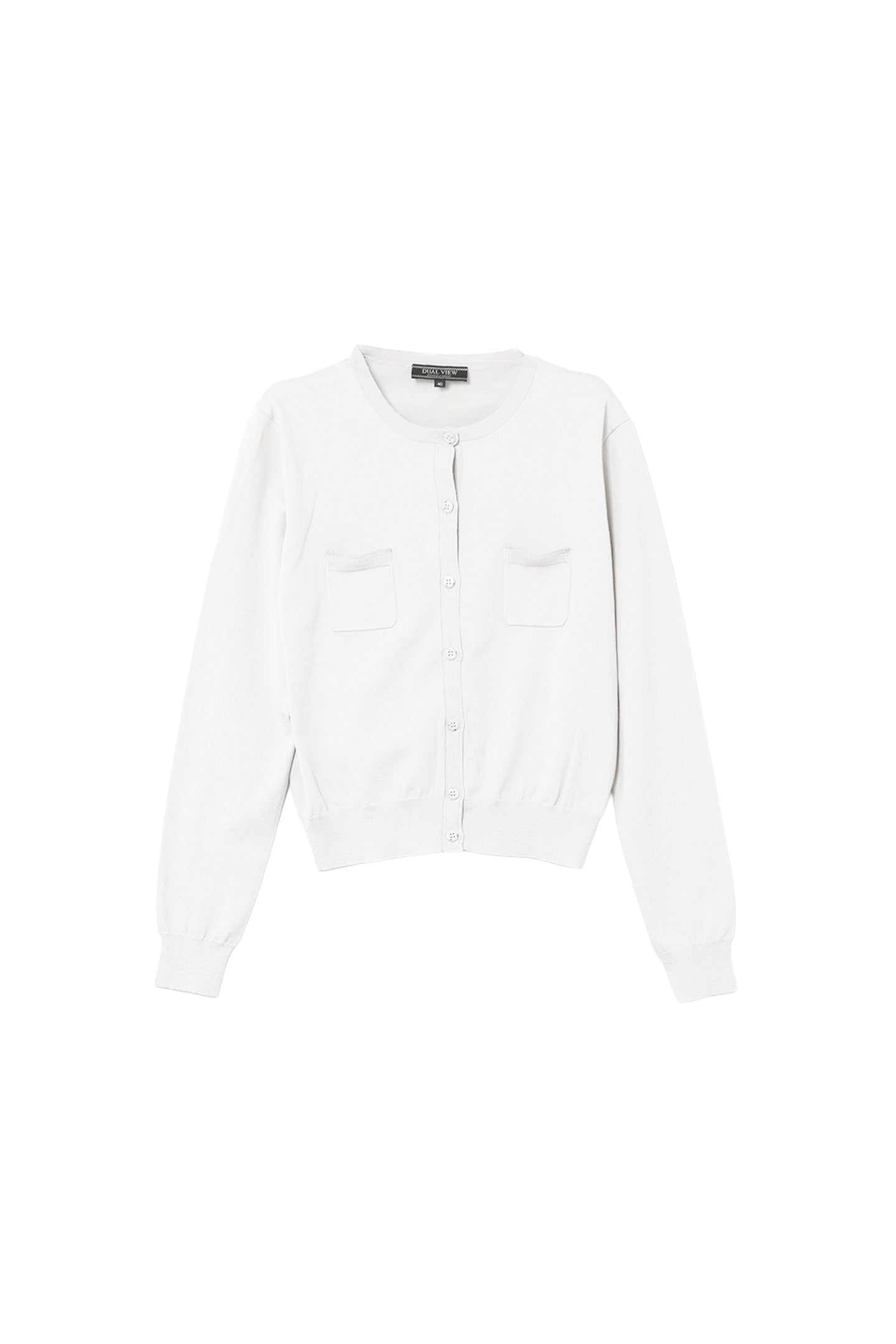 【993398000】チビポケットクルーカーディガン