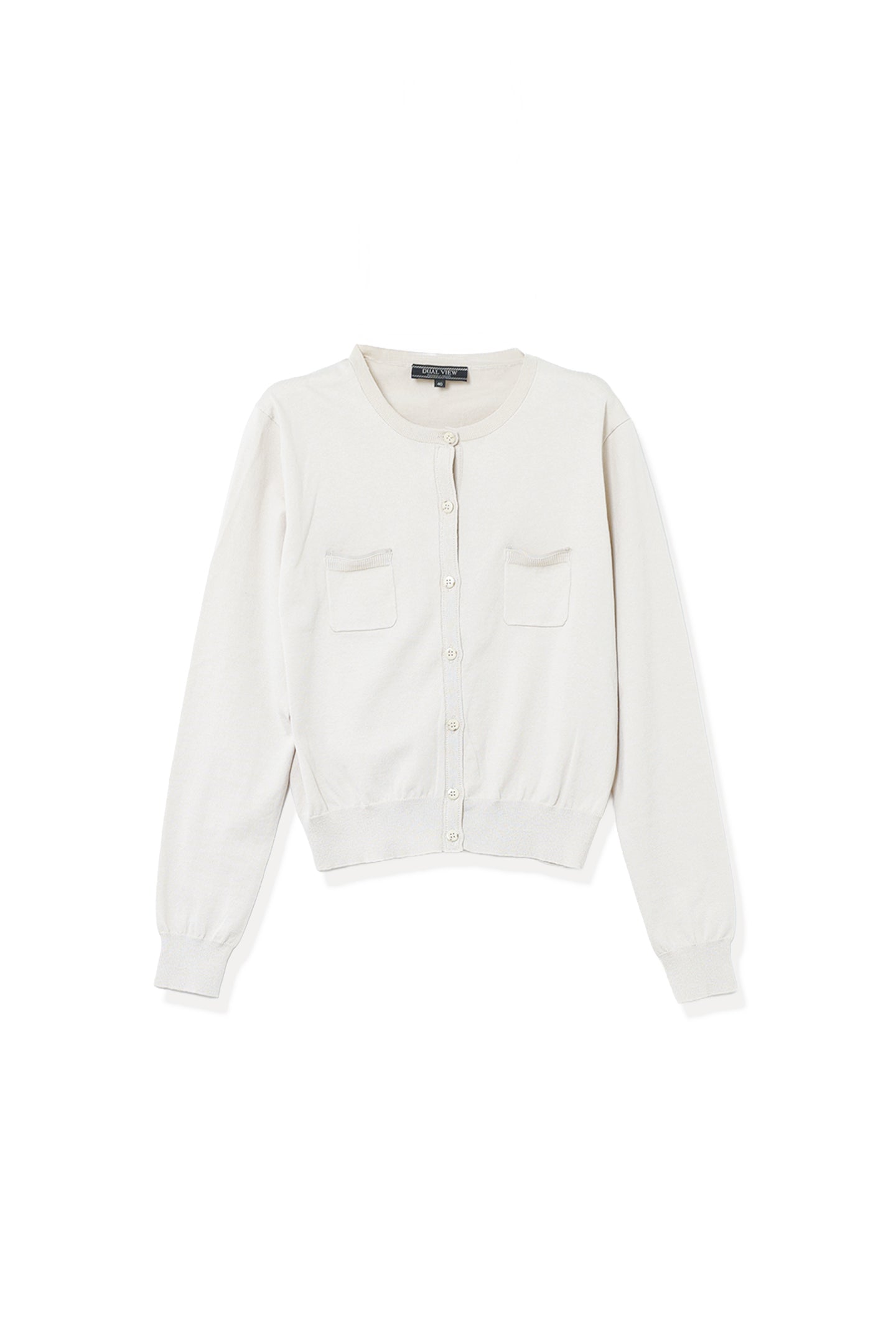 【993398000】チビポケットクルーカーディガン