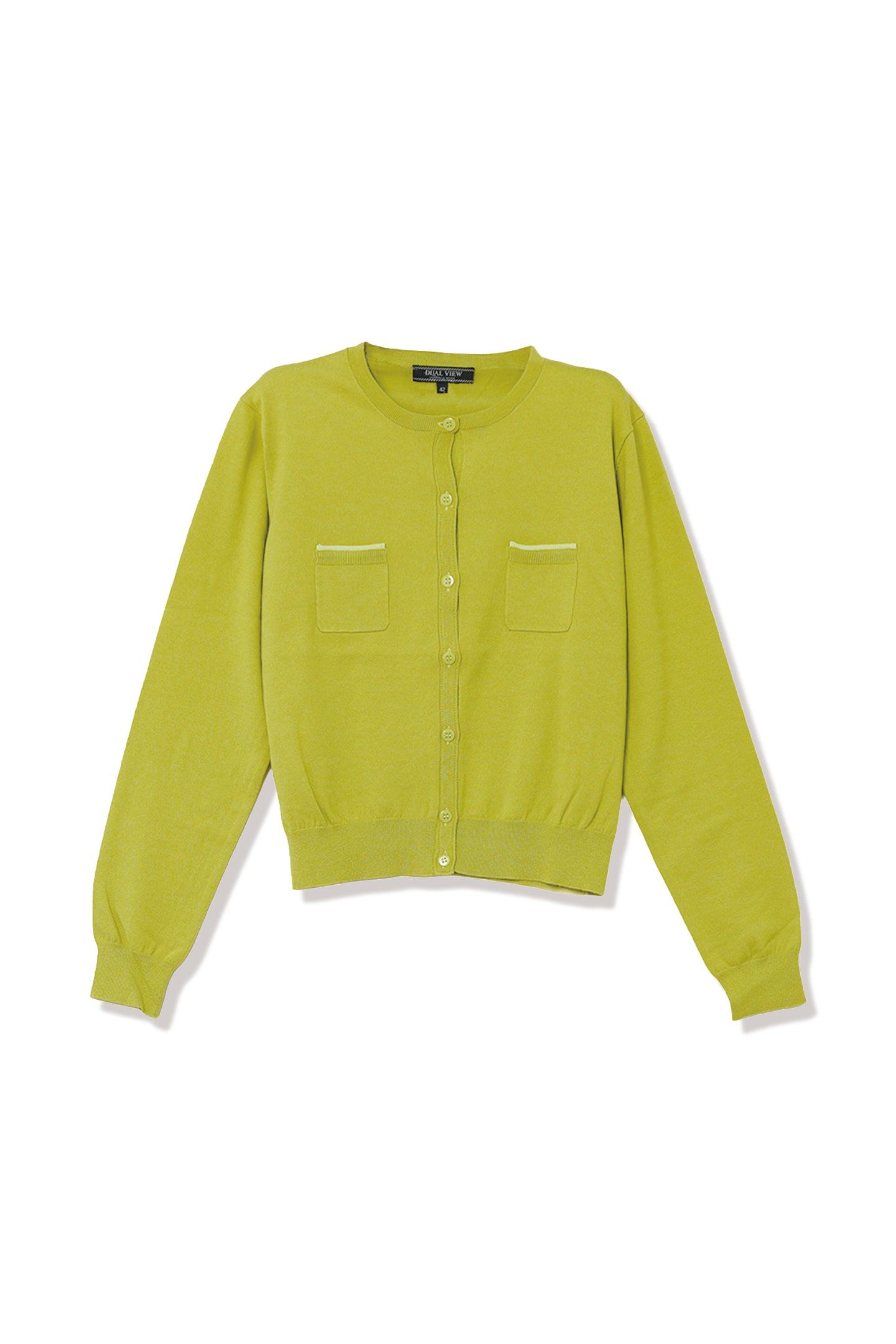 【993398000】チビポケットクルーカーディガン