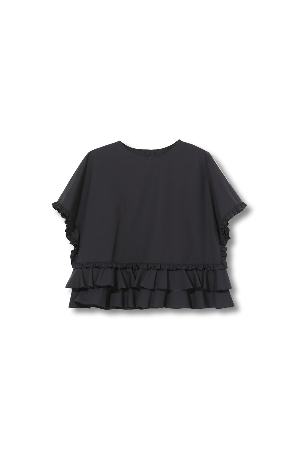 【25SS商品-25120016】コットンポプリンティアードTOP