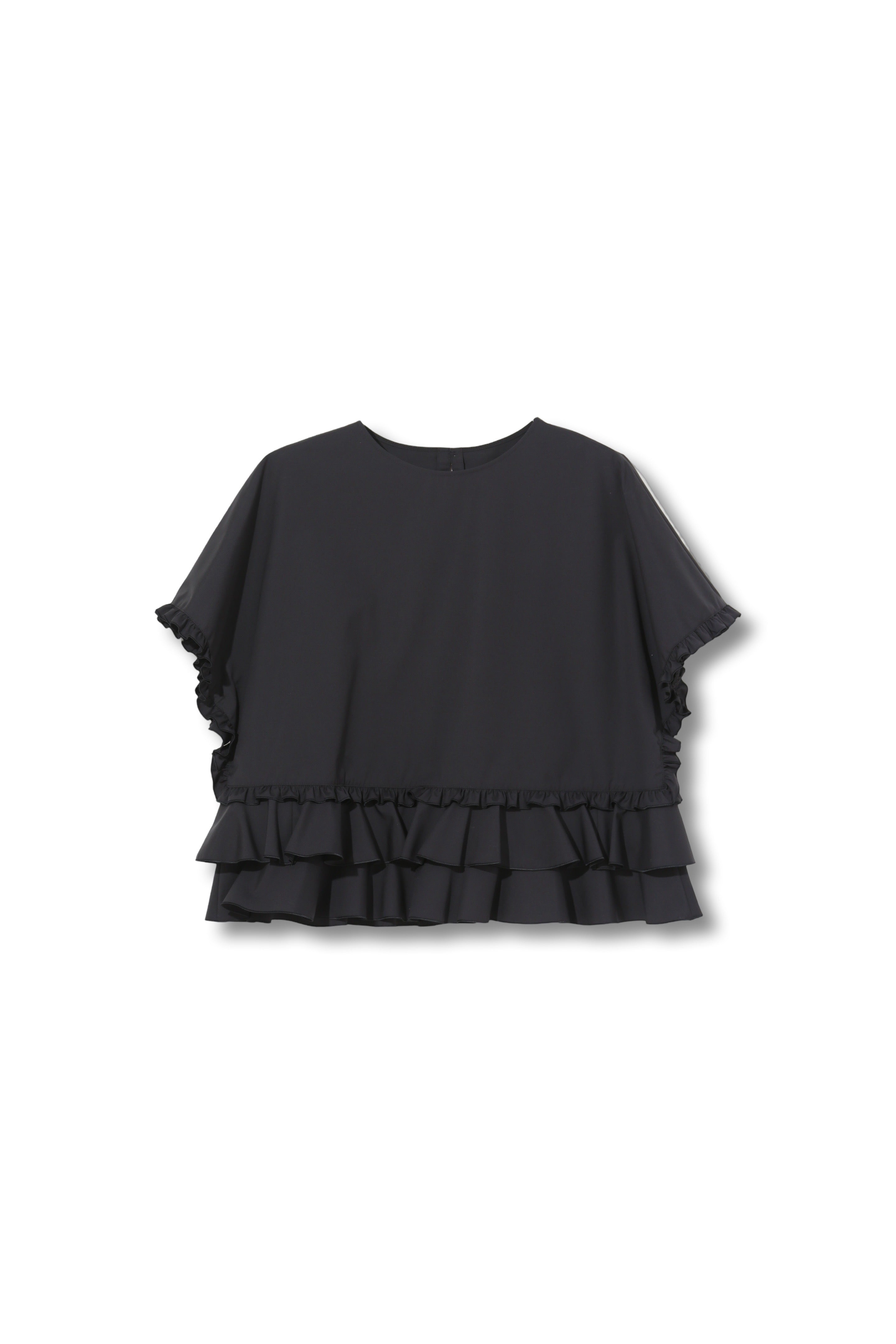 【25SS商品-25120016】コットンポプリンティアードTOP