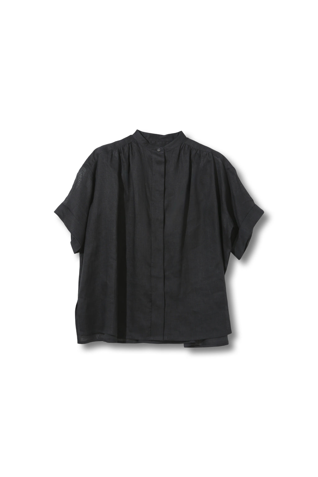 【25SS商品-25120030】オーガニックリネンマオカラーTOP