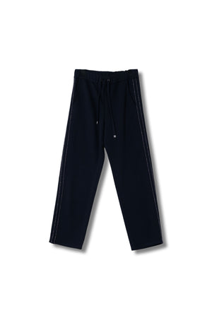 【25AW予約商品-25844000】サイドボールチェーンポンチドロストパンツ