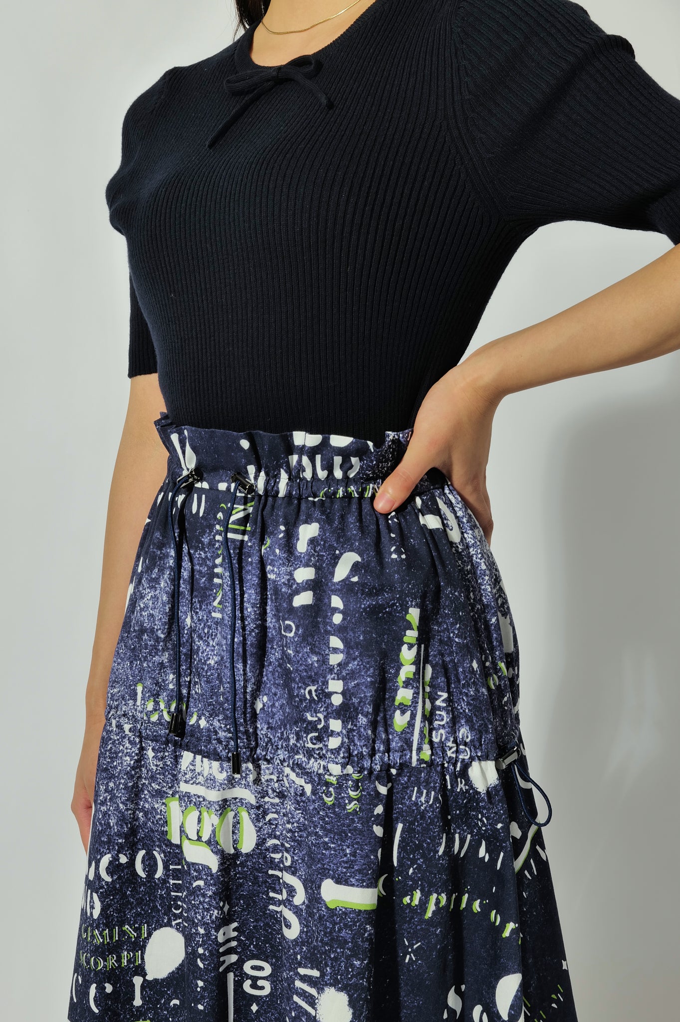 【24318006】リブクルーネックプルオーバー