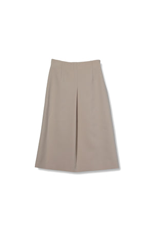 【24SS 商品】ポリエステル／レーヨン二重織skirt