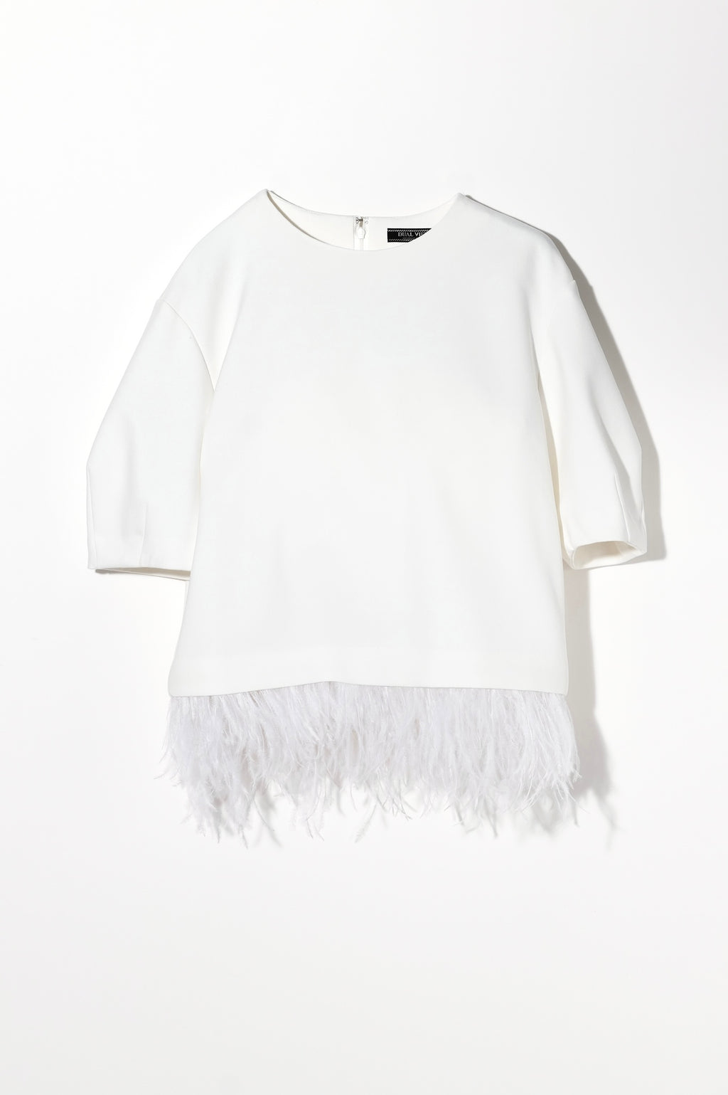 【24SS 商品】フェザー付きトップス