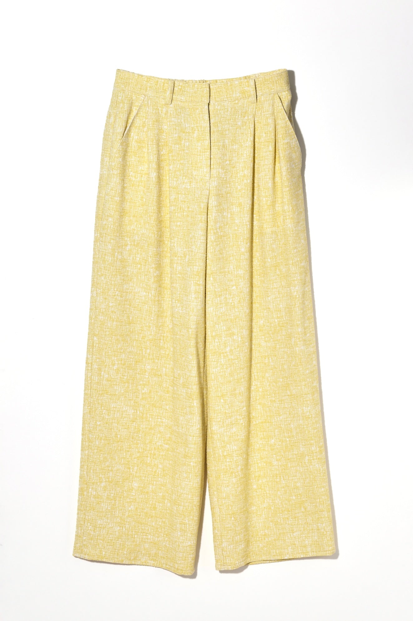 【24114000】先染めツイードパンツ