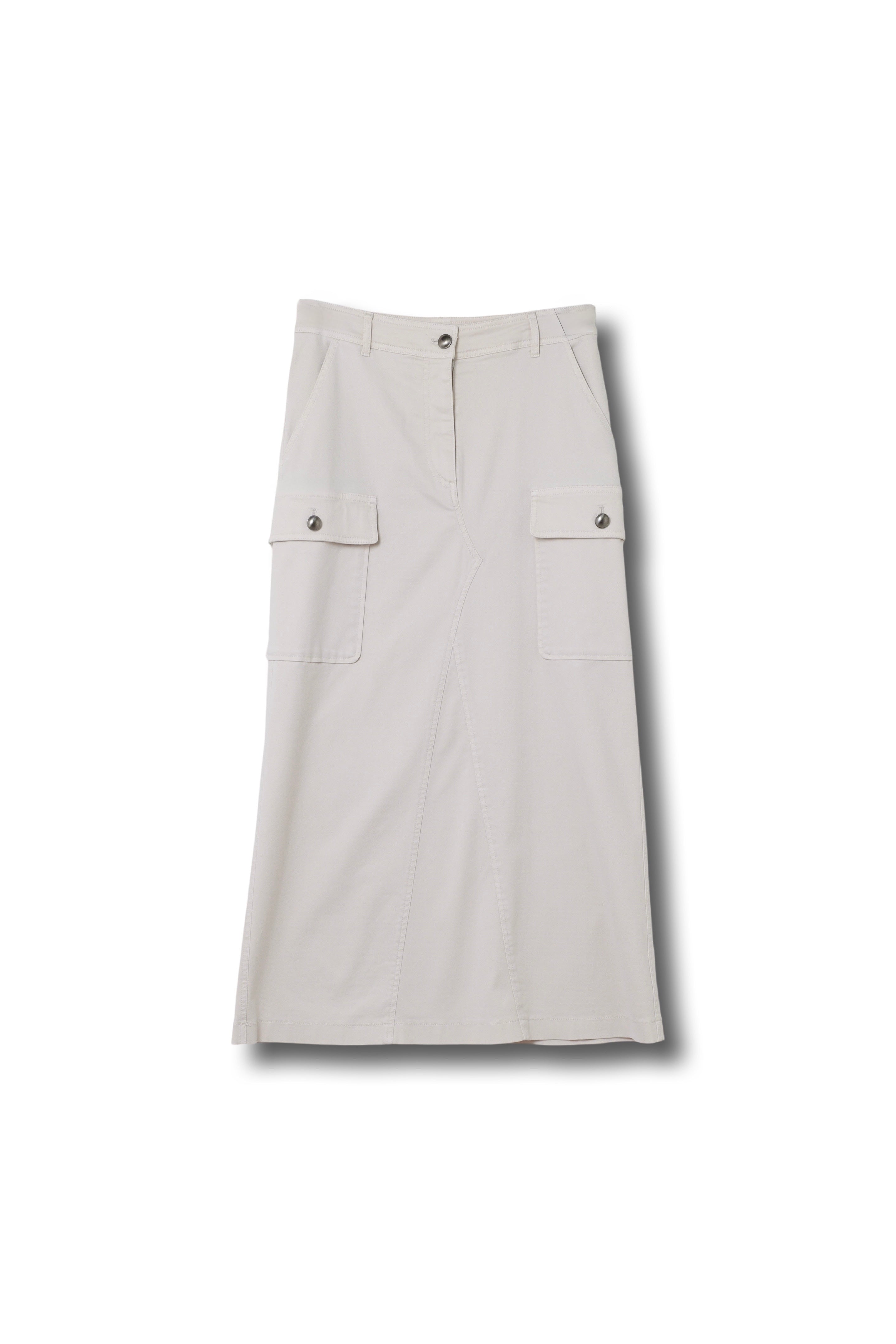 【24AW商品-24142000】製品染めロングカーゴスカート