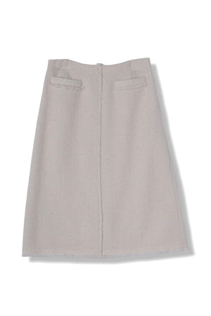 【24AW商品-24152018】リングツイード台形skirt