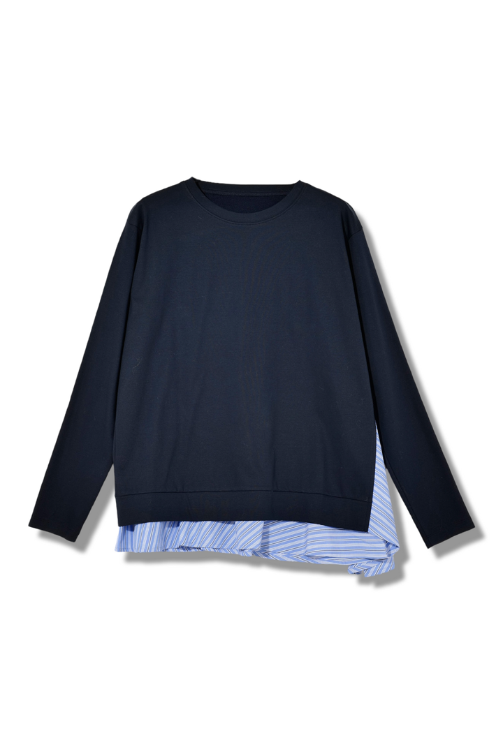 【24AW商品-24848001】レイヤードライクカットソー