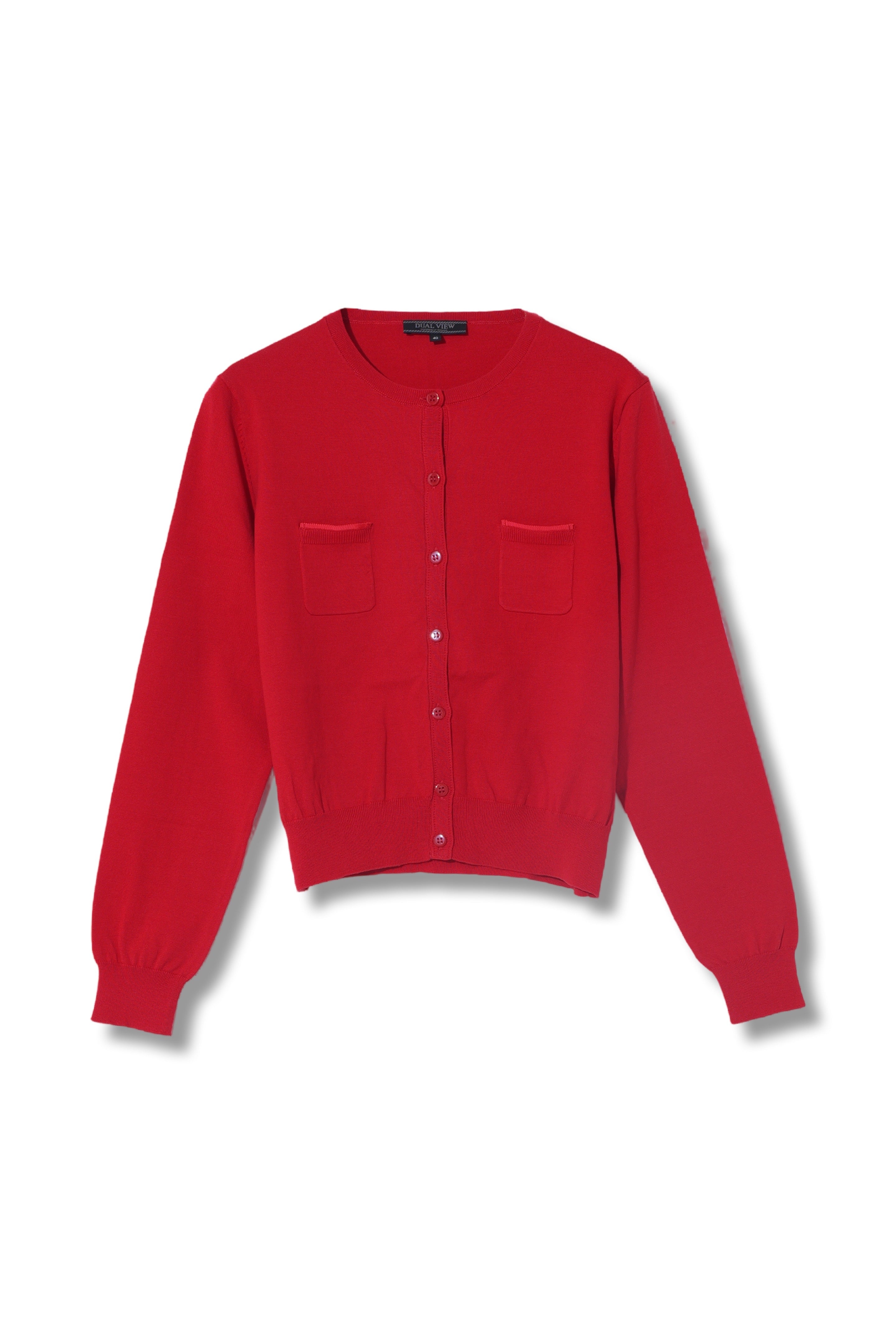 【993398000】チビポケットクルーカーディガン