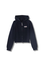 【25SS商品-25318003】タフタフードZIPアップニットブルゾン