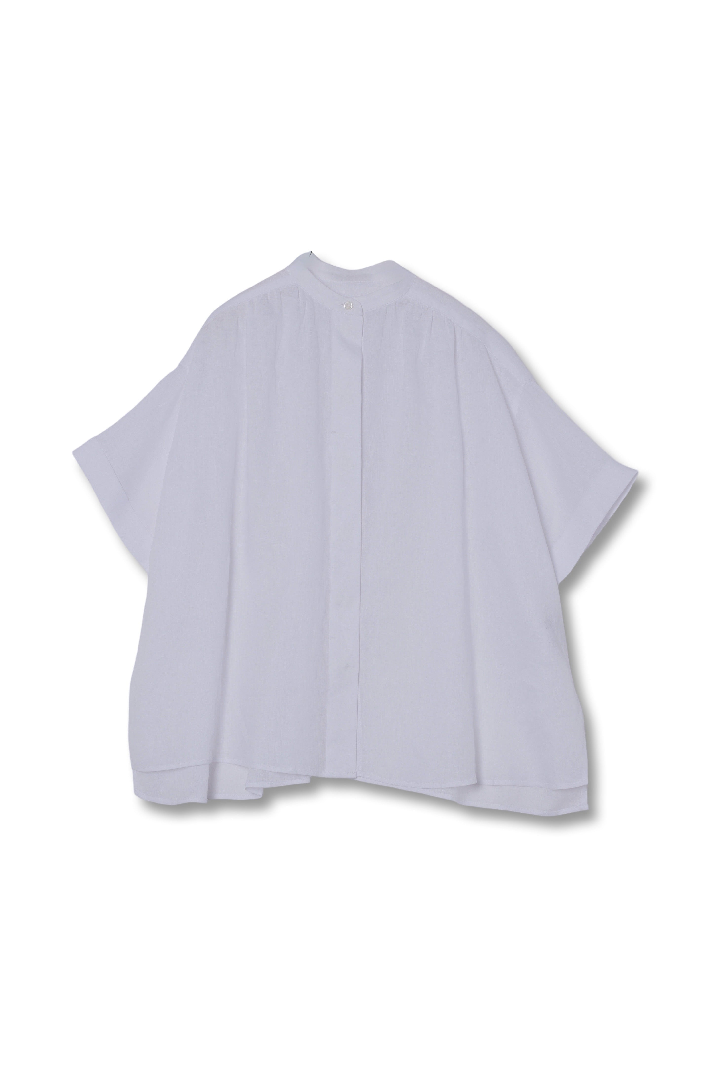 【25SS商品-25120030】オーガニックリネンマオカラーTOP