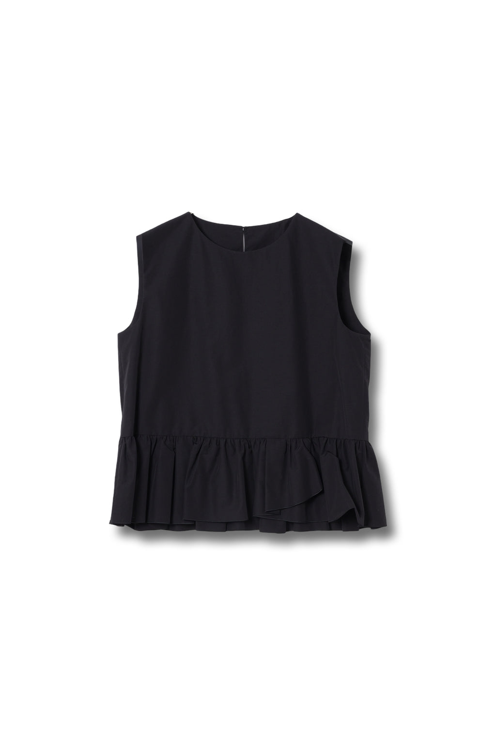 【25SS商品-25120023】ドライコットンナイロンペプラムTOP