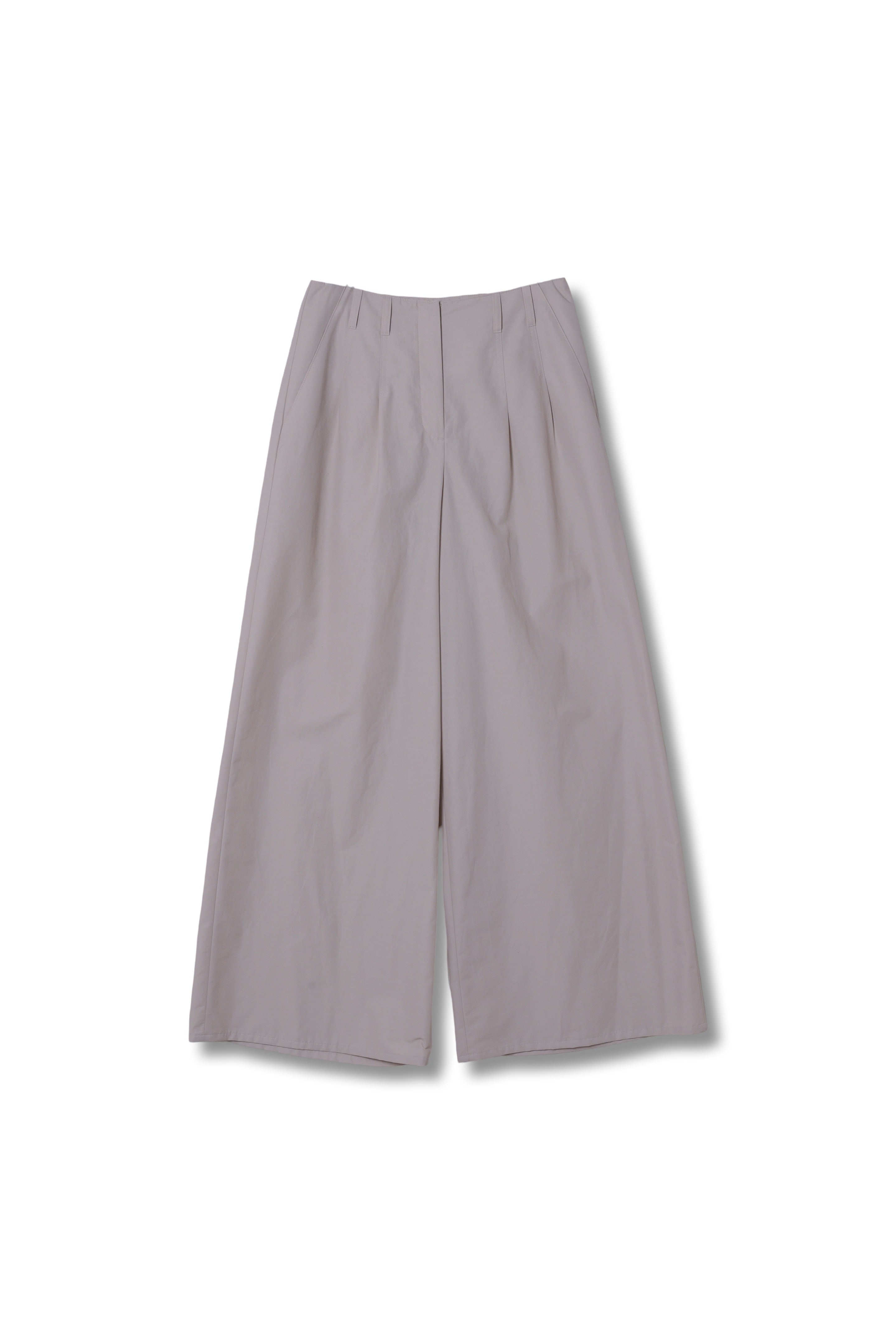 【25124014】ドライコットンナイロンワイドパンツ