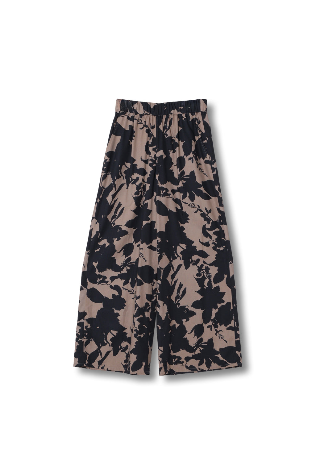 【25124017】シャドーフラワープリントワイドパンツ