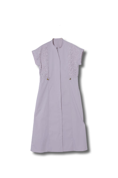 25SS商品-25116008】タフタレースコンビネーションドレス – DUAL VIEW