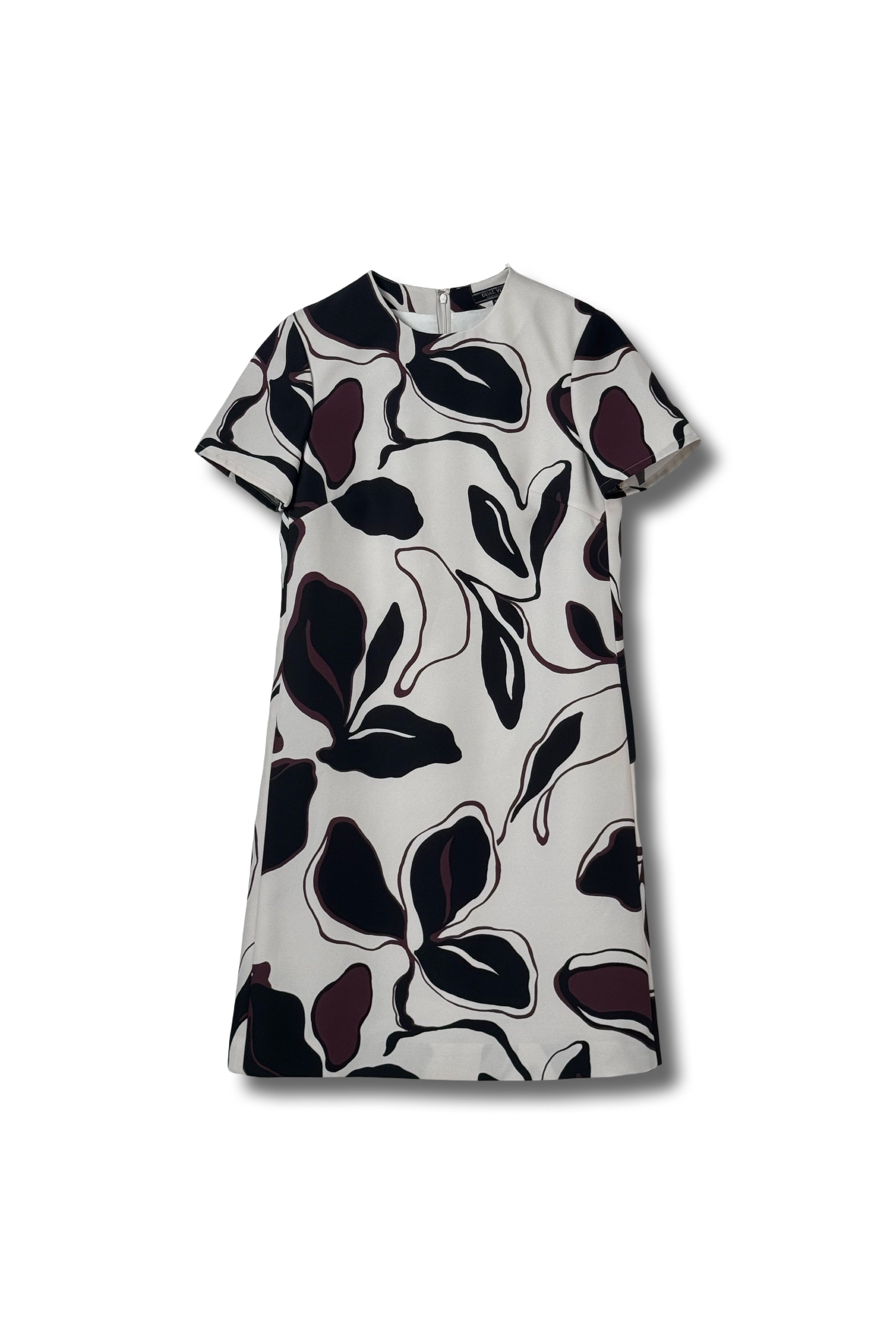 【25146000】フラワープリントコンパクトドレス