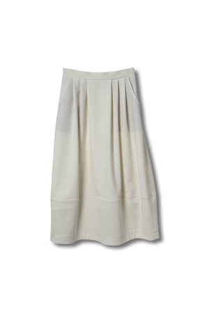 【25AW商品-25142004】ダブルクロスコクーンスカート