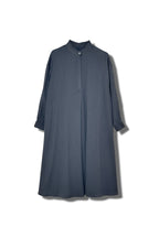 【25AW商品-25146014】サイドボールチェーンウールミックスシャツドレス