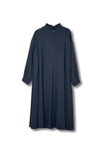 【25AW商品-25146014】サイドボールチェーンウールミックスシャツドレス