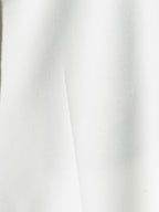 【24114002】ポリエステル／レーヨン二重織ワイドパンツ