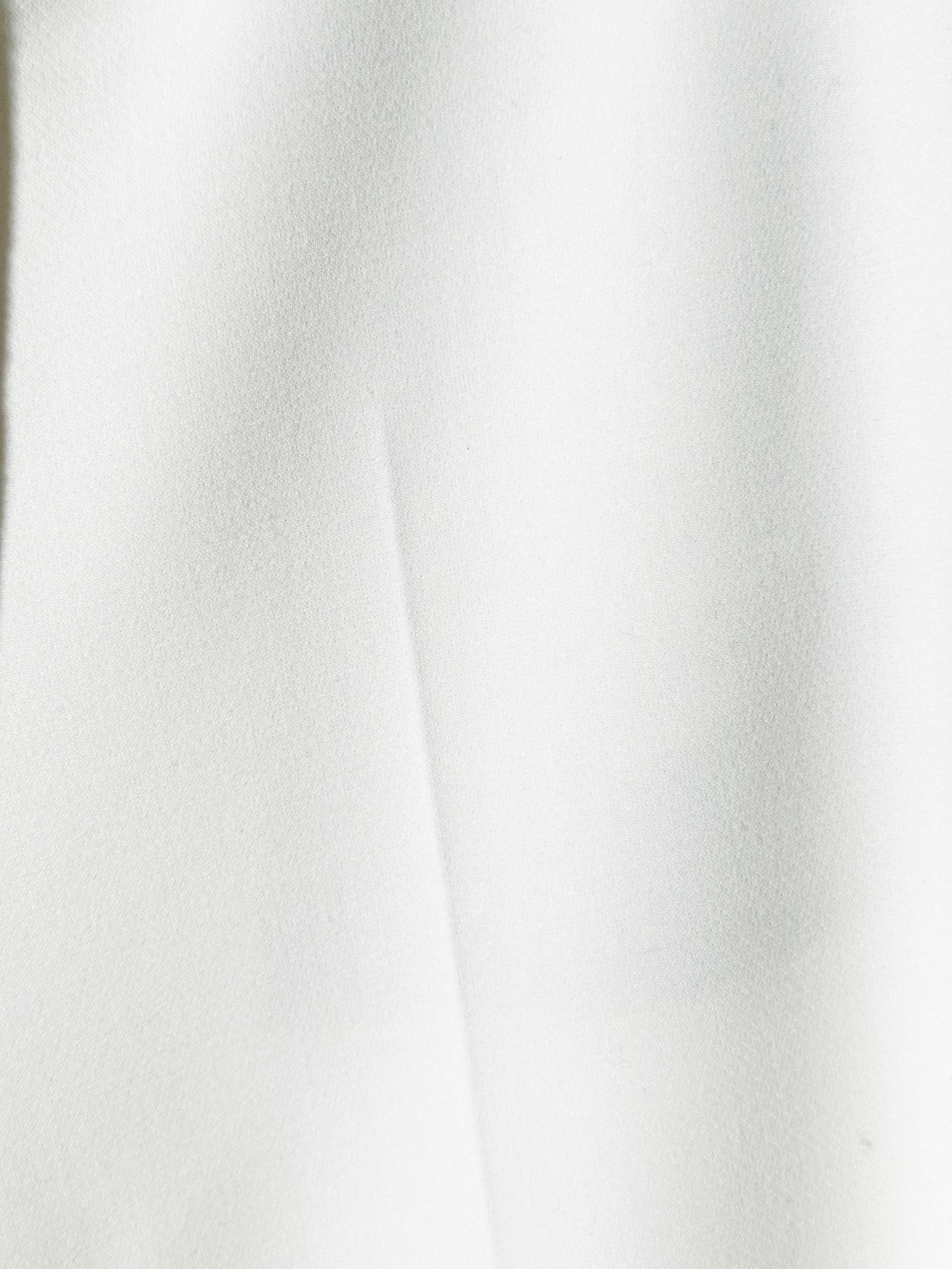 【24114002】ポリエステル／レーヨン二重織ワイドパンツ