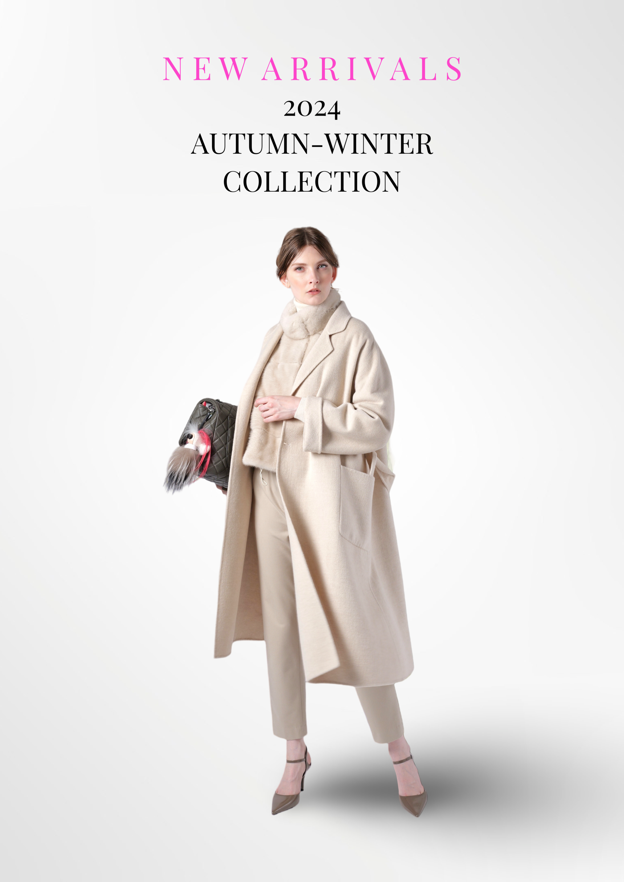 デュアルビュー　ロングダッフルコート　アンゴラ　フード デュアルビュー ロングダッフルコート アンゴラ フード DUAL VIEW