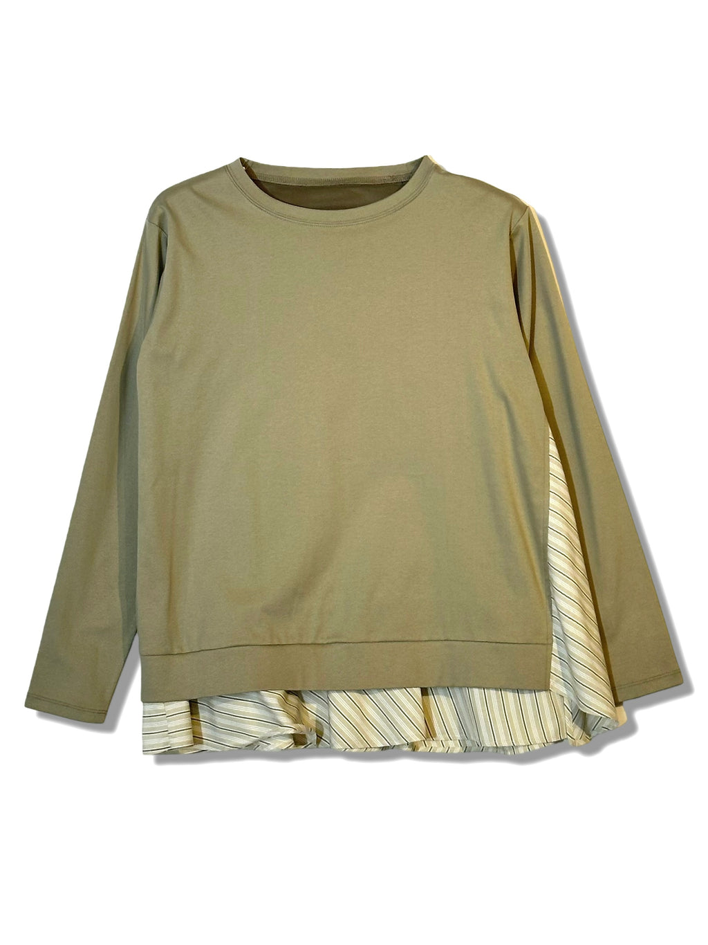 【24AW商品-24848001】レイヤードライクカットソー