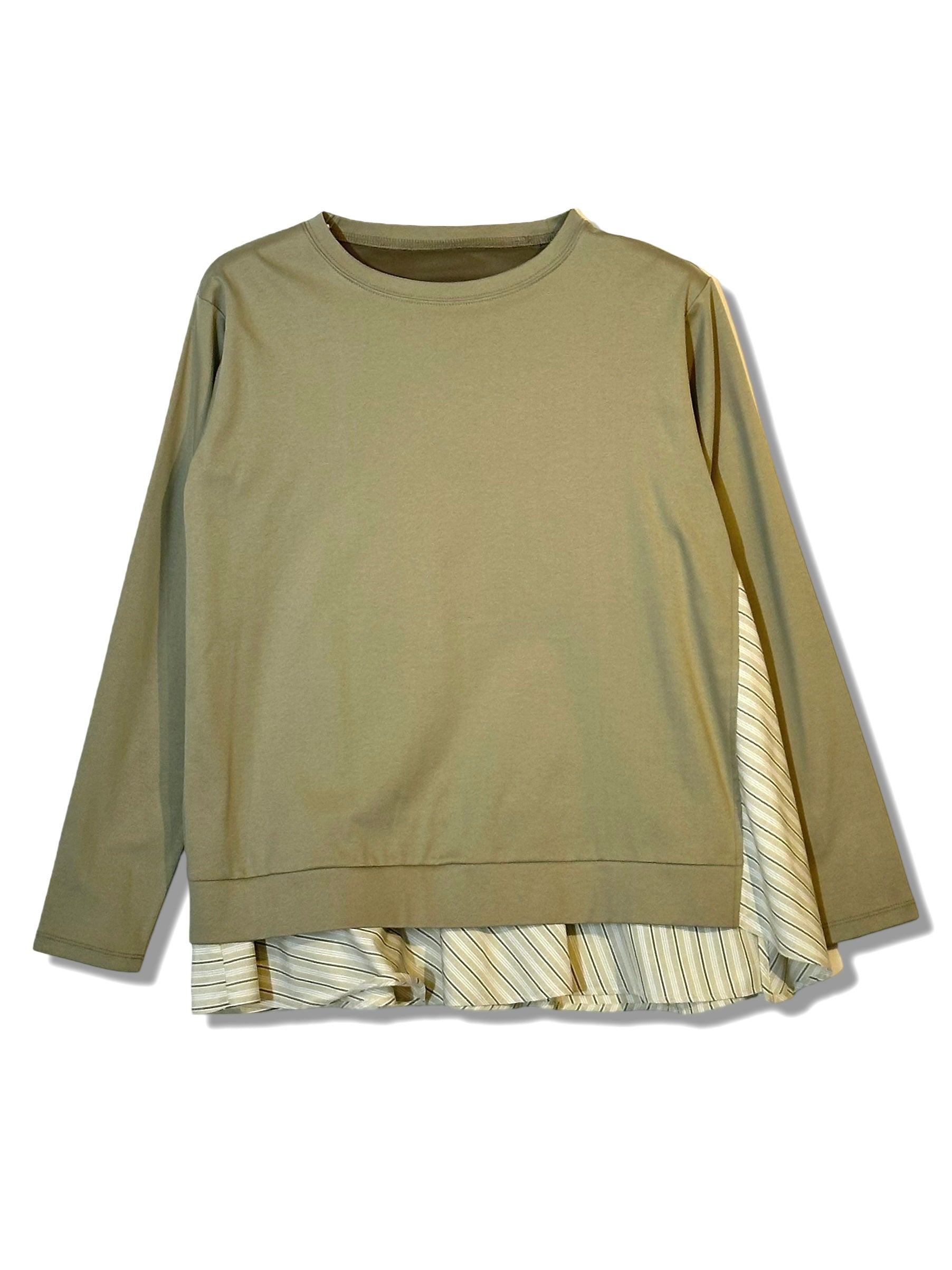 【24AW商品-24848001】レイヤードライクカットソー