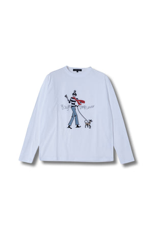 【25AW商品-25848002】GIRL ロングスリーブTシャツ