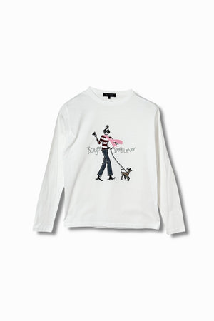 【25AW商品-25848002】GIRL ロングスリーブTシャツ