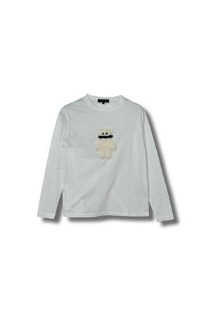 【24AW商品-24858007】ベア ロングスリーブTシャツ