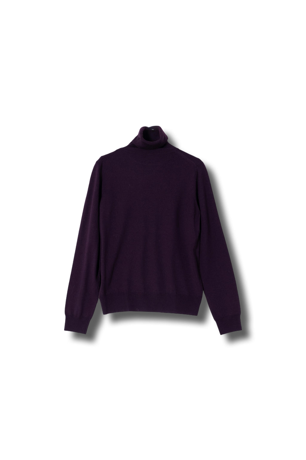 【25AW商品-25348054】ウールストレッチ天竺ニットタートル