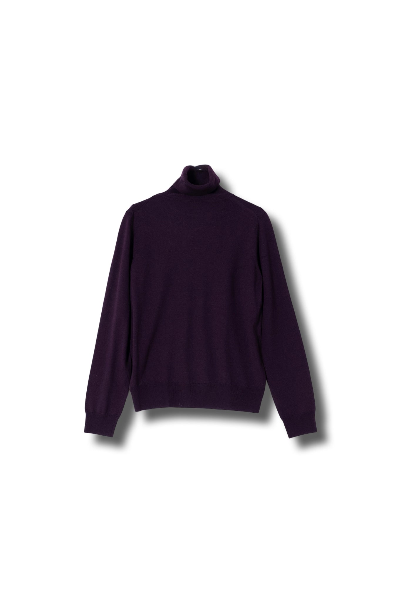 【25AW商品-25348054】ウールストレッチ天竺ニットタートル