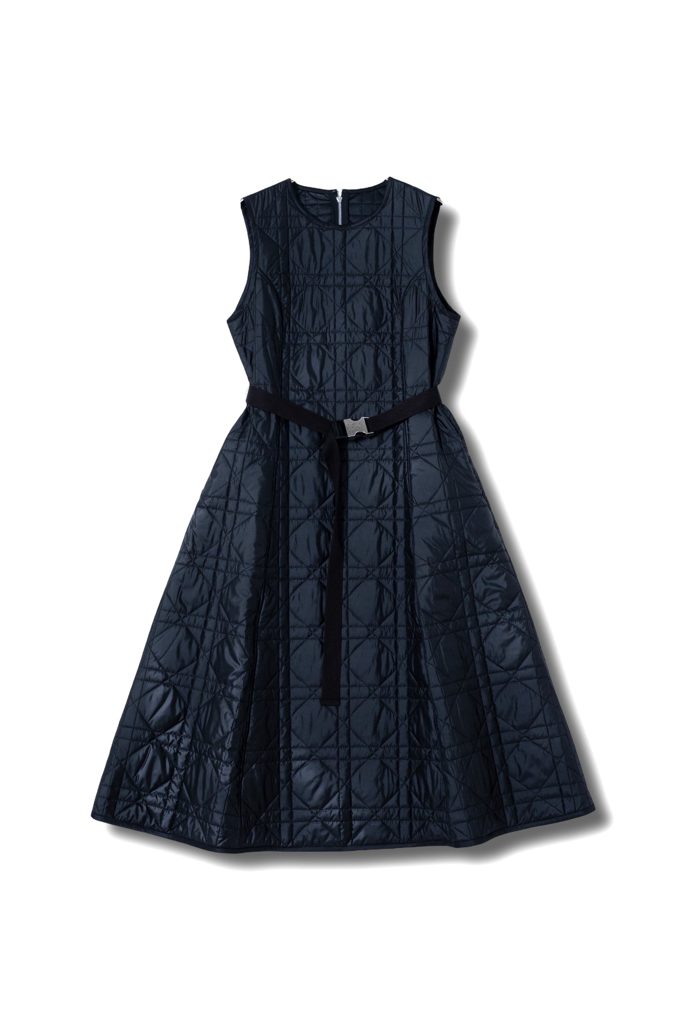 【25AW商品-25146013】シルキータフタキルティングドレス