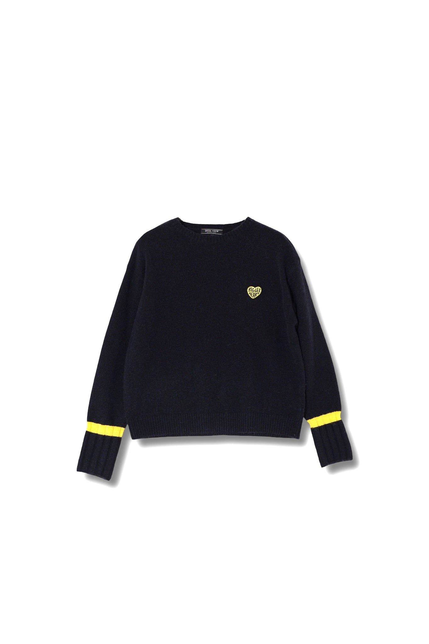 【25AW商品-25358073】ワッペン付きラインデザインプルオーバー