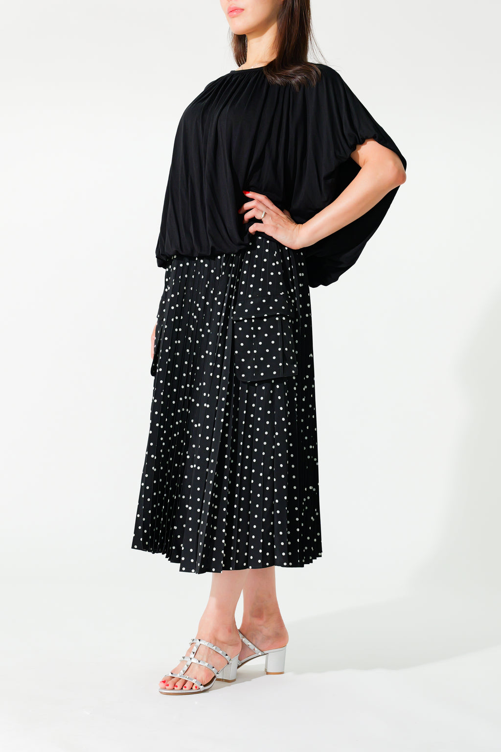 【24AW商品-24848003】ギャザートップス