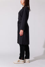 【24AW商品-24853003】ポリエステル レーヨンポンチジャケット