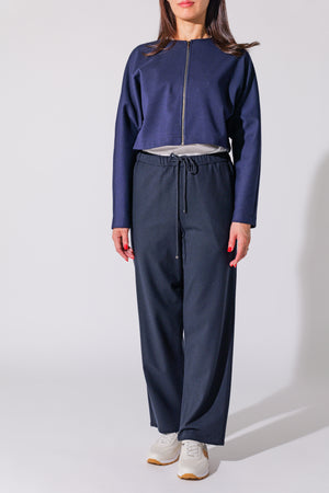 【24AW商品-24853004 】 ポリエステルレーヨンポンチボレロ