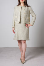 【24AW商品-24153024】ラメツイードジャケット