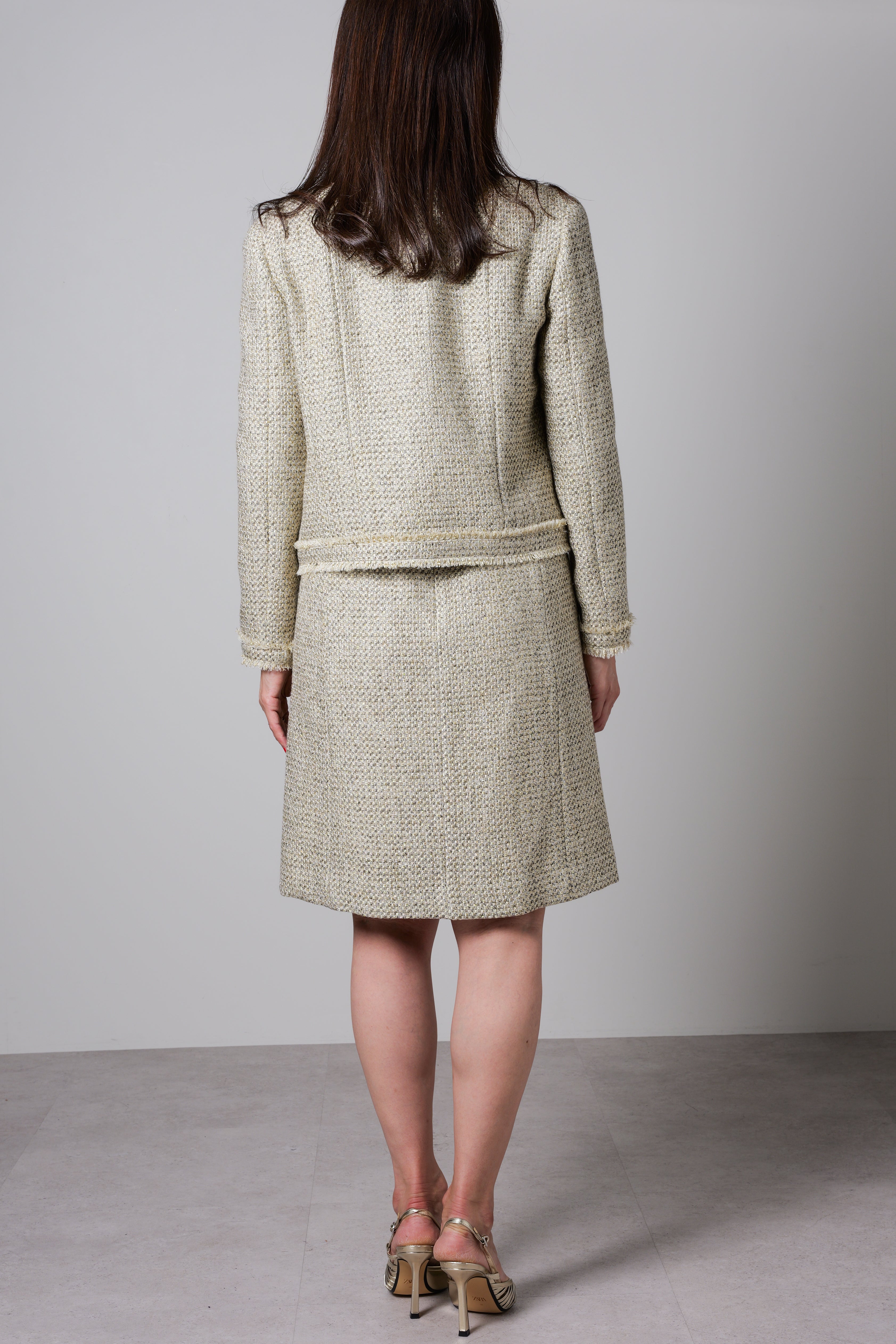 【24AW商品-24153024】ラメツイードジャケット